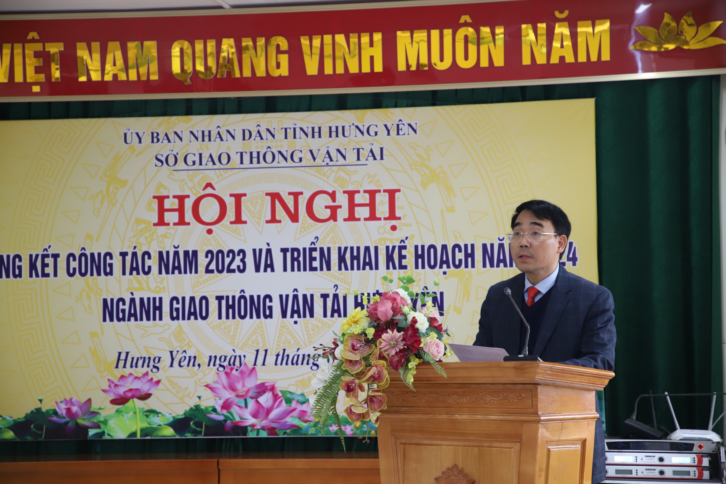   NGÀNH GIAO THÔNG VẬN TẢI HƯNG YÊN TỔNG KẾT CÔNG TÁC NĂM 2023, TRIỂN KHAI KẾ HOẠCH NĂM 2024