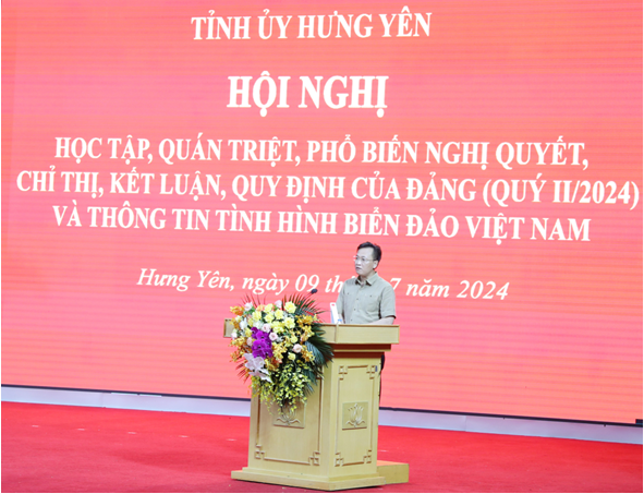 Hội nghị Học tập, quán triệt, tuyên truyền nghị quyết, chỉ thị, kết luận, của Đảng quý II/2024 và Quy định số 144-QĐ/TW; Chỉ thị số 35-CT/TW của Bộ Chính trị