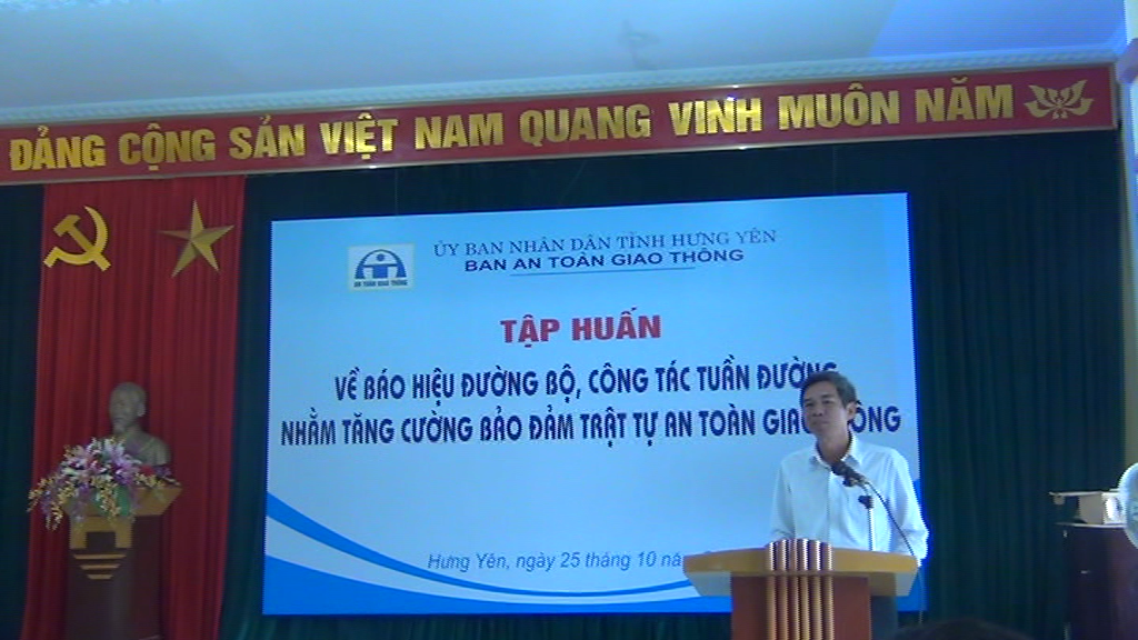   Ban ATGT tỉnh: Tổ chức Tập huấn về báo hiệu đường bộ, công tác tuần đường nhằm tăng cường công tác bảo đảm TTATGT